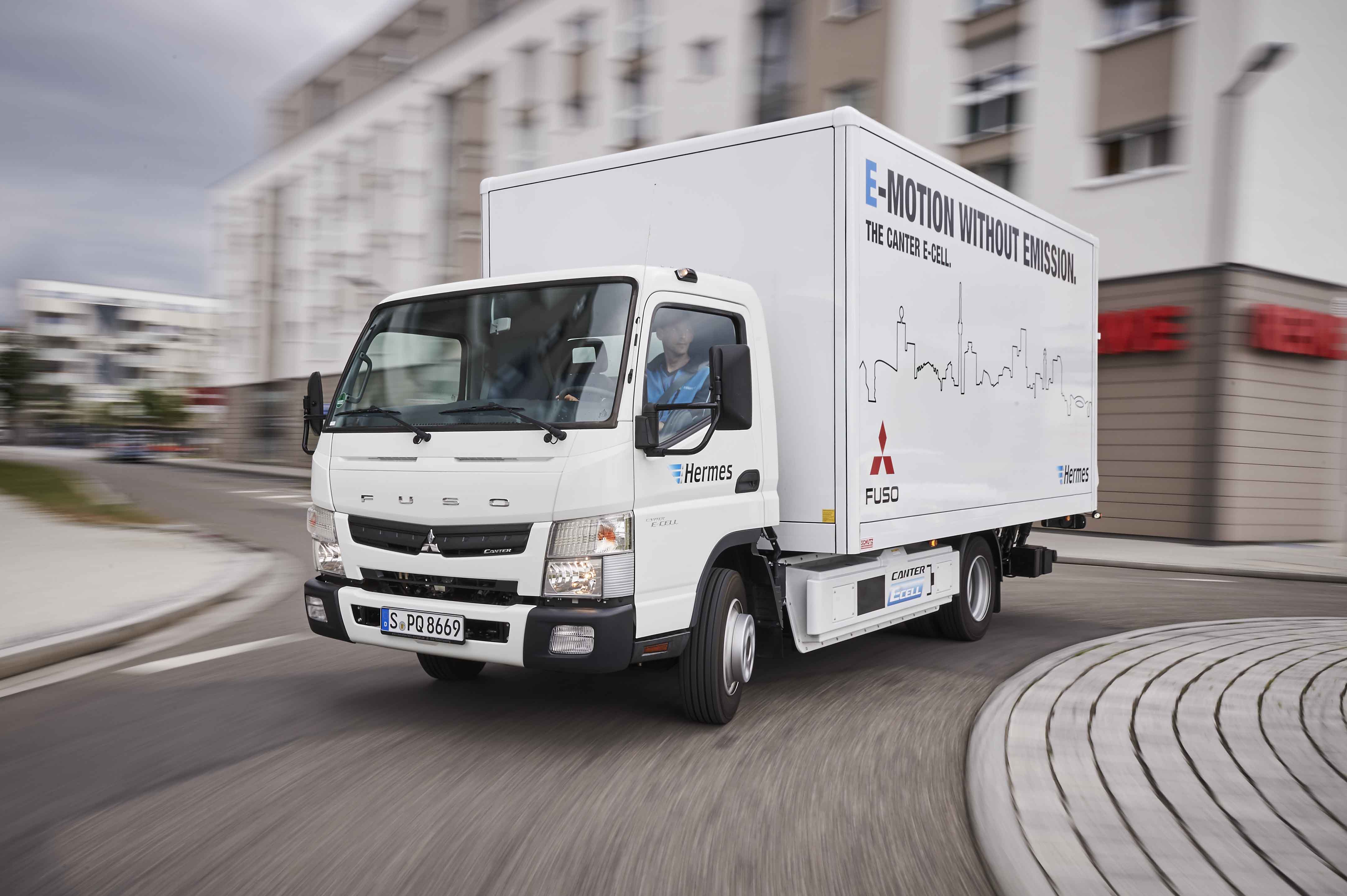 ETruckTest in Stuttgart Elektrisch durchs Ländle Hermes Newsroom