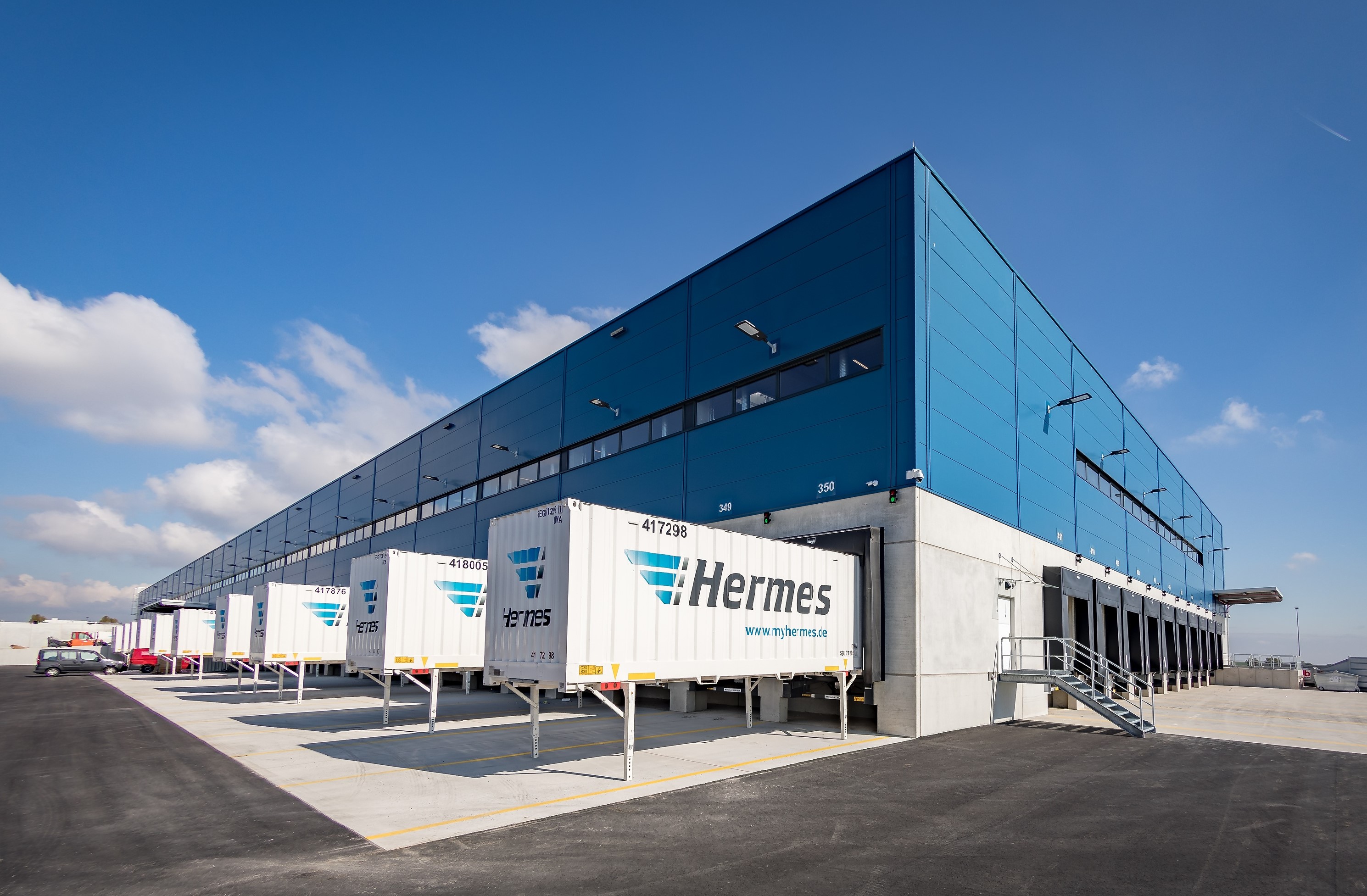 Hermes Germany Gmbh Essener Straße 89 D-22419 Hamburg General Area Manager Jürgen Seidel zum neuen Logistik-Center in Mainz