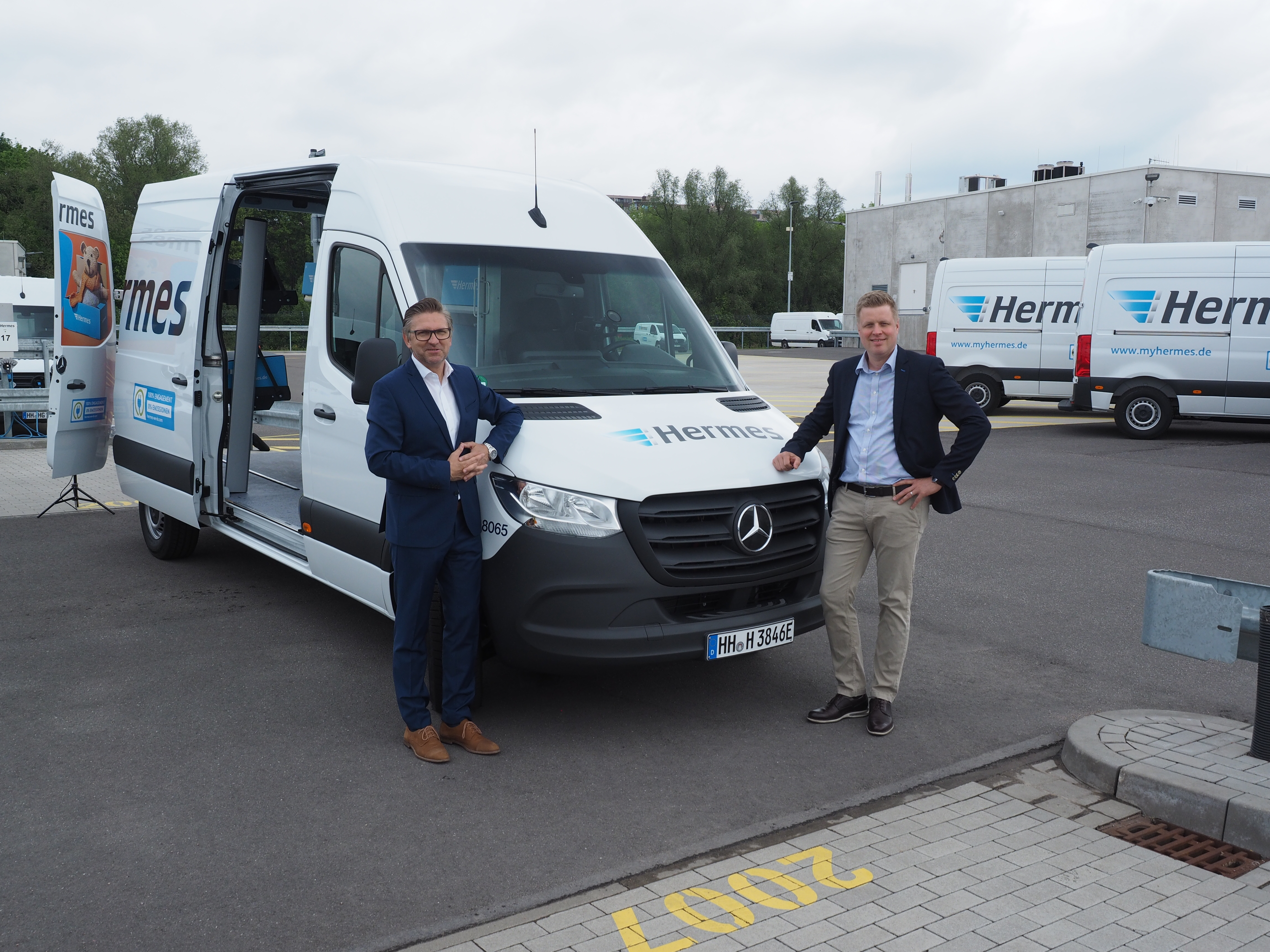 Neue E-Transporter für Hermes