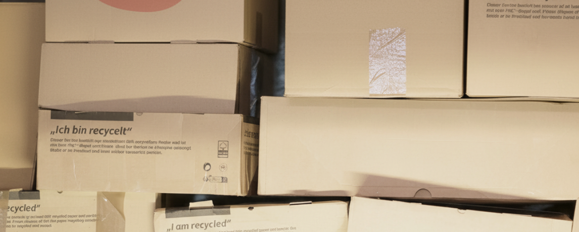 Pakete gestapelt in einem Logistik-Center (Foto: Hermes)