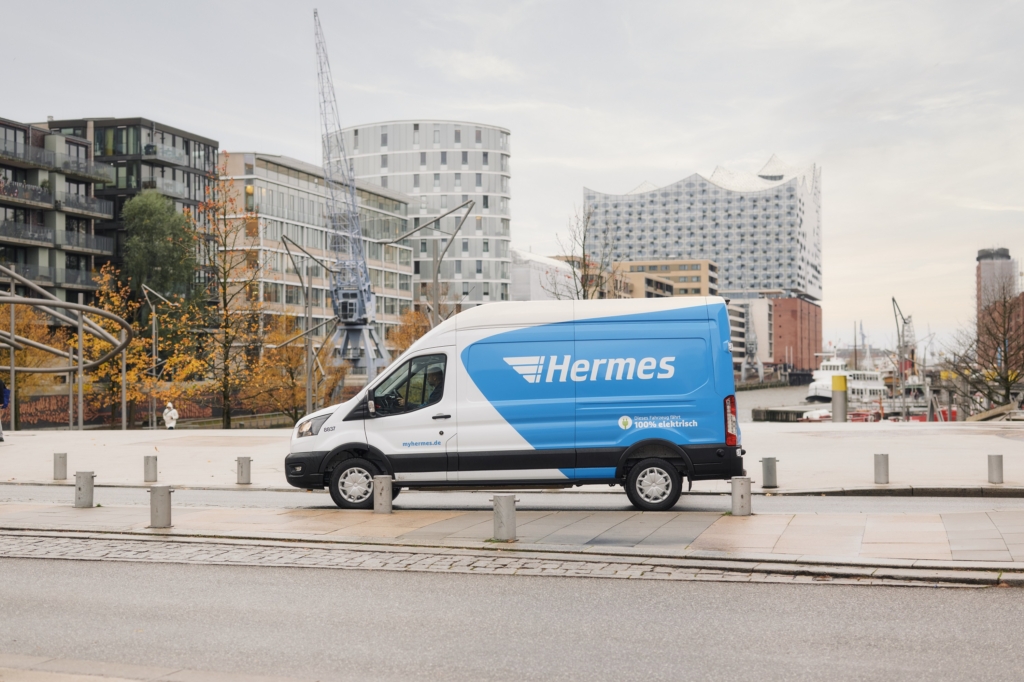 Elektrische Zustellung von Hermes Germany in Hamburg (Foto: Hermes Germany / Willing-Holtz)