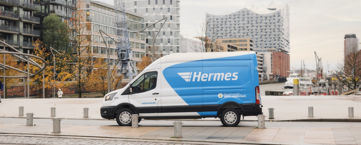 Elektrische Zustellung von Hermes Germany in Hamburg (Foto: Hermes Germany / Willing-Holtz)